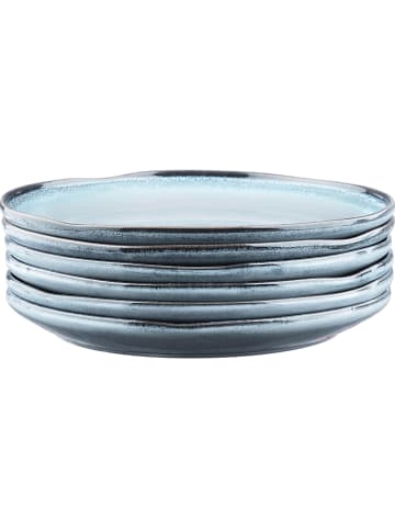 Björn Talerze obiadowe (6 szt.) "Genesis" w kolorze błękitnym - Ø 27 cm