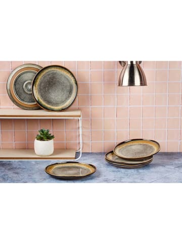 Björn Talerzyki deserowe (6 szt.) "Genesis" w kolorze jasnobrązowym - Ø 20,5 cm