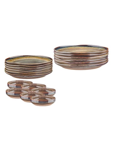 Björn 18tlg. Tafelservice "Genesis" in Hellbraun