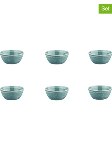 Björn 6er-Set: Servierschalen "Magma" in Hellblau - Ø 9 cm