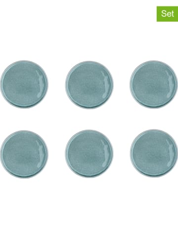 Björn Talerzyki deserowe (6 szt.) "Magma" w kolorze błękitnym - Ø 20 cm