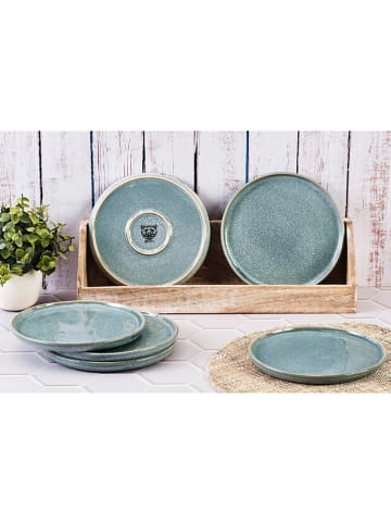 Björn Talerzyki deserowe (6 szt.) "Magma" w kolorze błękitnym - Ø 20 cm