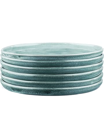 Björn 6-delige set: dessertborden "Magma" lichtblauw - Ø 20 cm