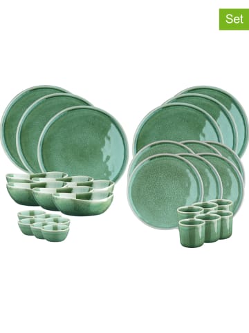 Björn 30-delig tafelservies "Magma" groen