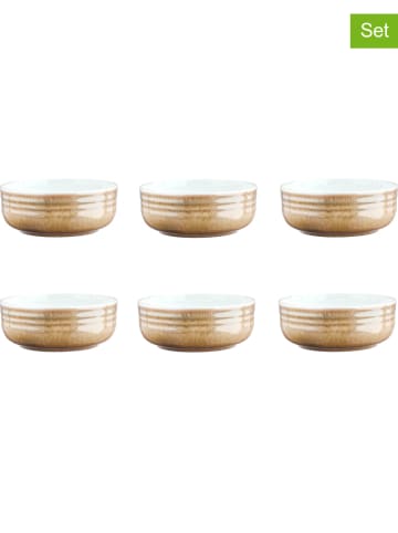 Björn 6er-Set: Frühstücksschalen "Cosmos" in Beige - Ø 15,5 cm