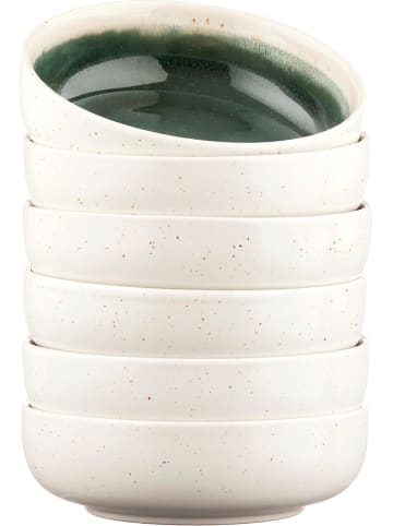 Björn 6-delige set: ontbijtkommen "Oxygen" groen - Ø 13 cm