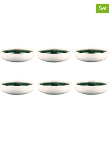 Björn 6-delige set: ontbijtkommen "Oxygen" groen - Ø 17,5 cm
