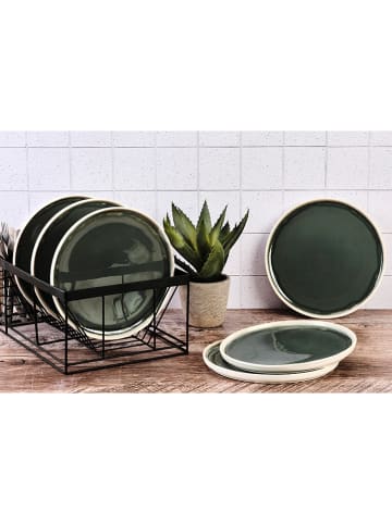Björn Talerze obiadowe (6 szt.) "Oxygen" w kolorze zielonym - Ø 27 cm