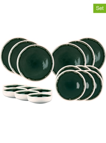 Björn 18-delig tafelservies "Oxygen" groen