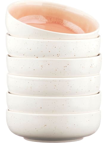 Björn 6er-Set: Frühstücksschalen "Oxygen" in Rosa - Ø 13 cm