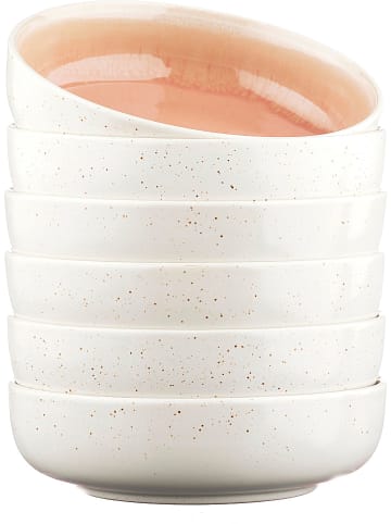 Björn 6-delige set: ontbijtkommen "Oxygen" lichtroze - Ø 17,5 cm