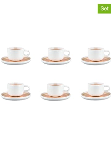 Björn 6er-Set: Kaffeetassen "Oxygen" in Rosa - 200 ml