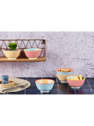 Björn Miski (6 szt.) "Color" w kolorze czerwono-żółto-błękitnym - Ø 12 cm