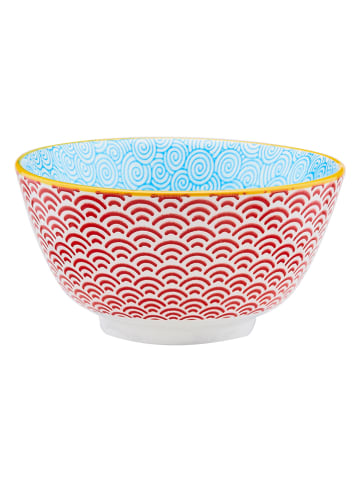 Björn Miski (6 szt.) "Color" w kolorze czerwono-żółto-błękitnym - Ø 12 cm