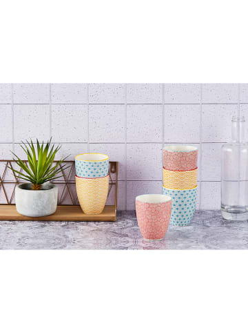Björn 6er-Set: Becher "Color" in Rot/ Gelb/ Hellblau - 300 ml