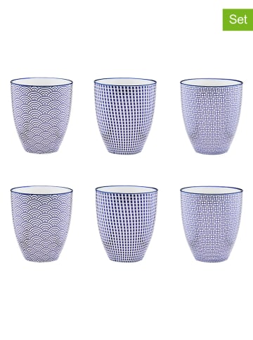Björn 6-delige set: bekers "Dark" donkerblauw - 300 ml