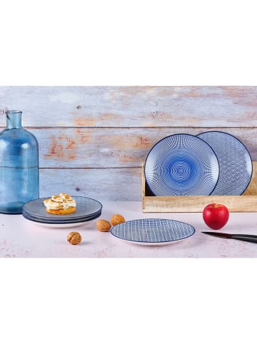 Björn 6-delige set: dessertborden "Dark" donkerblauw - Ø 21 cm