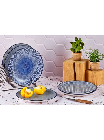 Björn 6-delige set: dinerborden "Dark" donkerblauw - Ø 26 cm