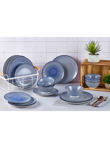 Björn 18-delig tafelservies "Dark" donkerblauw