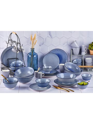 Björn 42-delig tafelservies "Dark" donkerblauw