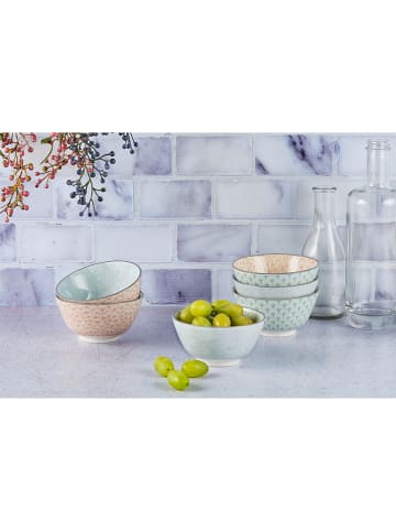 Björn 6-delige set: voorgerechtkommen "Pastel" meerkleurig - Ø 12 cm