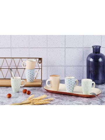 Björn 6er-Set: Espressotassen "Pastel" in Hellblau/ Hellgrün/ Rosa - 90 ml