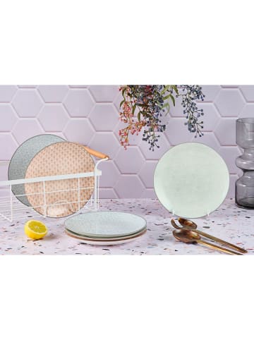 Björn 6er-Set: Dessertteller "Pastel" in Hellblau/ Hellgrün/ Rosa - Ø 21 cm