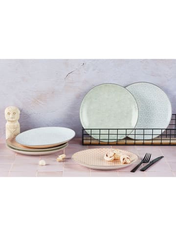 Björn 6-delige set: dinerborden "Pastel" lichtblauw/lichtgroen/lichtroze - Ø 26 cm