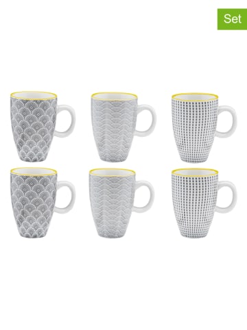 Björn Kubki (6 szt.) "Eclipse" w kolorze szarym do espresso - 90 ml