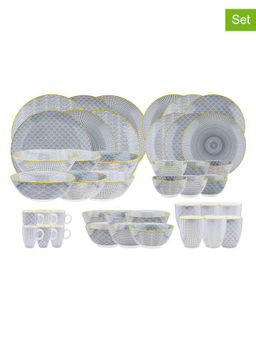 Björn 42tlg. Tafelservice "Eclipse" in Grau