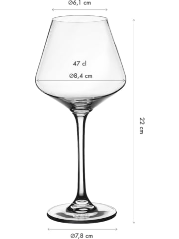 Björn Kieliszki (6 szt.) ''Lagom'' - 470 ml