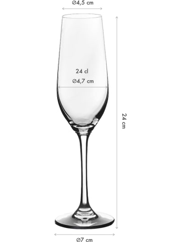 Björn Kieliszki (6 szt.) ''Lagom'' - 220 ml