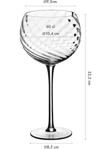 Björn 6er-Set: Stielgläser ''Sten'' - 600 ml