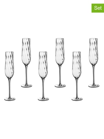 Björn 6-delige set: wijnglazen "Sten" - 260 ml