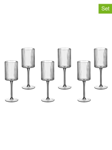 Björn 6-delige set: wijnglazen "Linje" - 320 ml