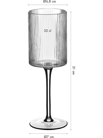 Björn 6er-Set: Stielgläser ''Linje'' - 320 ml