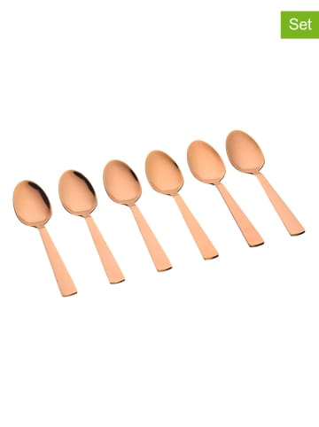 Björn Łyżeczki (6 szt.) "Telmo" w kolorze miedzianym do kawy - dł. 12 cm