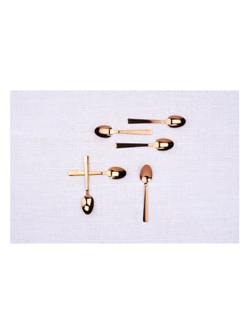 Björn Łyżeczki (6 szt.) "Telmo" w kolorze miedzianym do kawy - dł. 12 cm