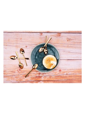 Björn 6er-Set: Edelstahl-Kaffeelöffel "Telmo" in Kupfer - (L)12 cm