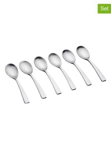 Björn 6-delige set: roestvrijstalen koffielepels "Oglu" - (L)12 cm