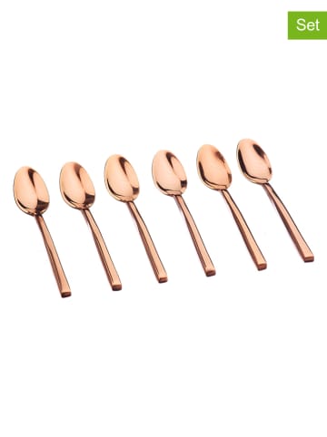 Björn Łyżeczki (6 szt.) "Olaf" w kolorze miedzianym do kawy - dł. 13 cm