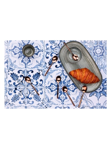 Björn 6er-Set: Edelstahl-Kaffeelöffel "Knut" in Kupfer - (L)14 cm