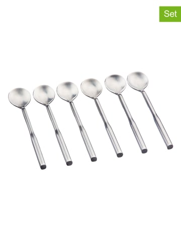 Björn 6-delige set: roestvrijstalen koffielepels "Abel" - (L)16 cm