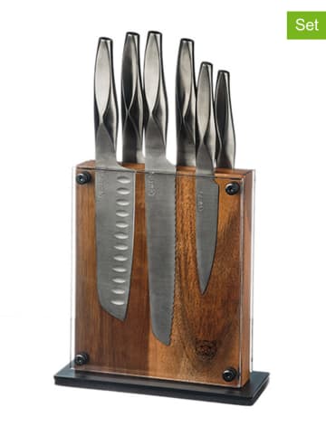 Björn 7-delige keukenmessenset "Larus Rauma" met messenblok