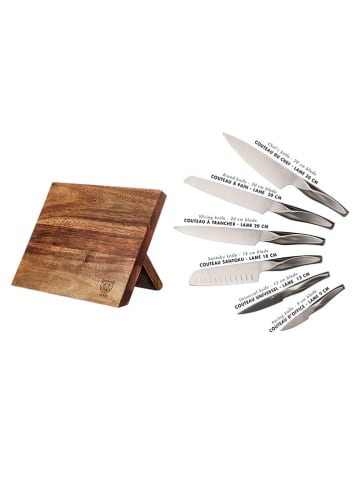 Björn 7-delige keukenmessenset "Larus Vantaa" met messenblok