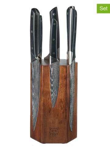 Björn 7-delige keukenmessenset "Erling Imatra" met messenblok