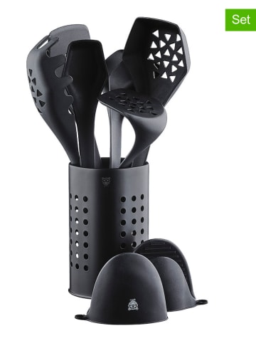 Björn 9tlg. Kochbesteck-Set "Jesper" in Schwarz