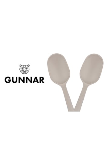 Björn Saladebestek "Gunnar" bruin/grijs - (H)33 cm