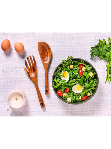 Björn Salatbesteck "Skov" in Braun - (H)26 cm