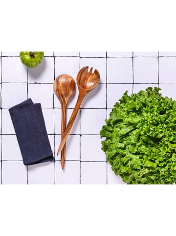 Björn Saladebestek "Rolf" bruin - (H)32 cm